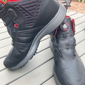 Men’s golf shoe, size 11.5.  Hi top.  Adidas BOA